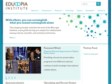Tablet Screenshot of educopia.org